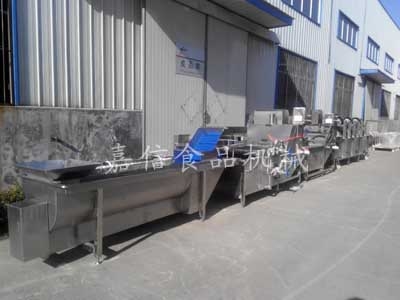 Alliummongolicum line cleaning machine