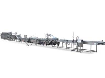 Soft packaging, packaging, sterilization, cooling, washing bag, drying (air dry) pipeline