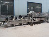 Meat product packaging bag two times sterilization machine